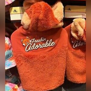 DisneyParks Disney Tails Spirit Jersey Turning Red Panda Shirt W/Hood  XL NWT